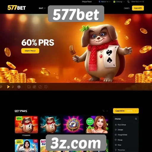 Novidades no design do site 577bet